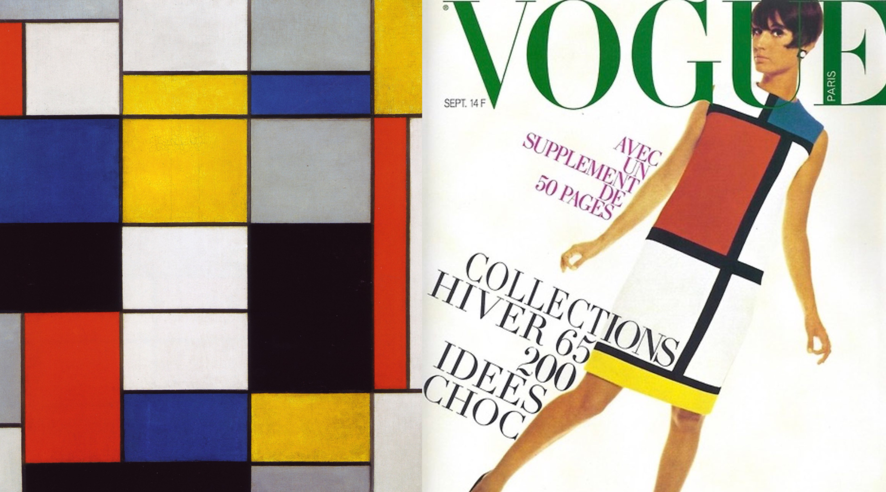 Con Piet Mondrian e Yves Saint Laurent si è varcata la soglia del tempo