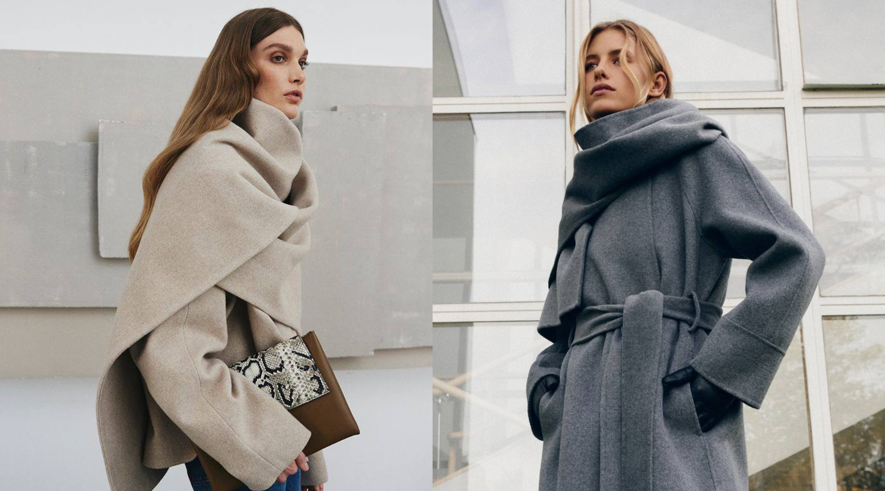 Il Cappotto più Trendy della Stagione: Sciarpa “Incorporata” per un Look Impeccabile